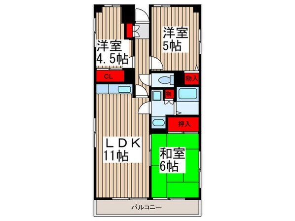 グランパレス榎本の物件間取画像